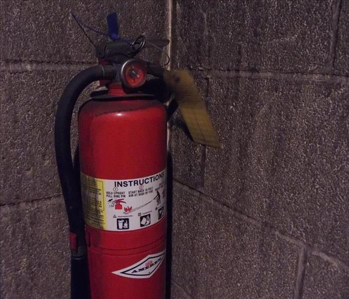 Fire Extinguisher Damaged